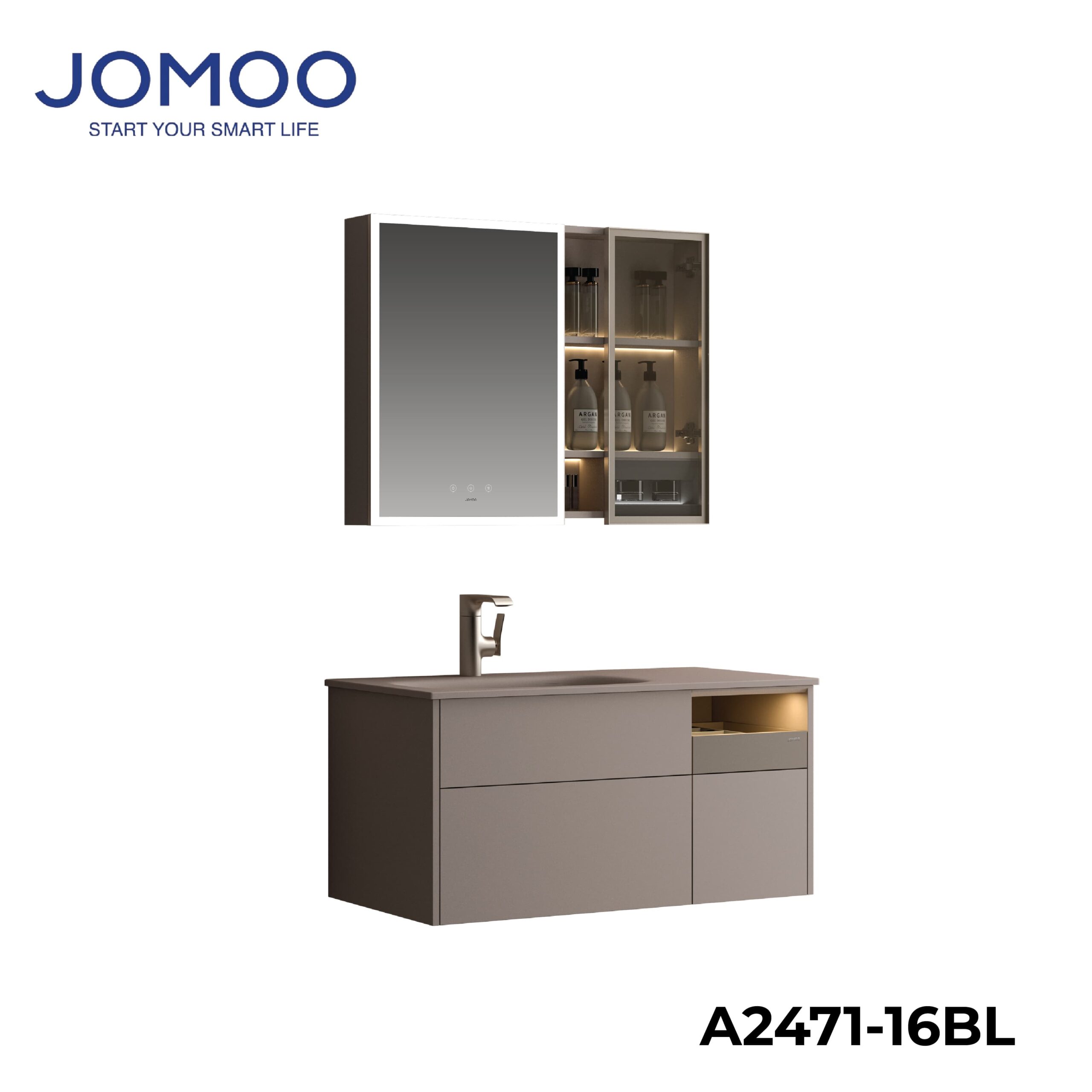 A2471-16BL Tủ Chậu Treo Tường JOMOO