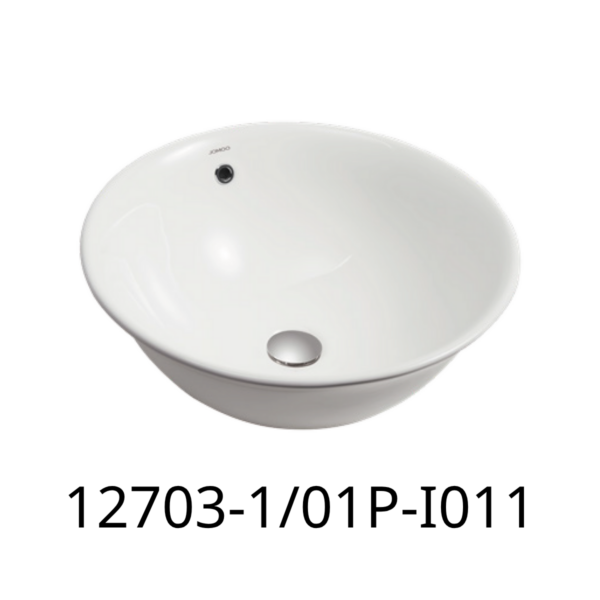 Chậu đặt bàn tròn JOMOO 12703-1/01P-I011 (445*445*200mm)