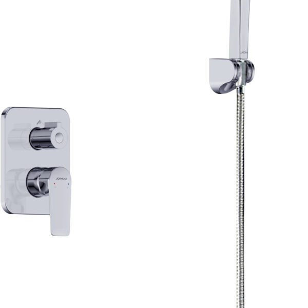 Sen cây nóng lạnh âm tường vuông JOMOO  P37316-473/1B-1 (Kèm theo củ sen âm tường P37195-000/1B-1)