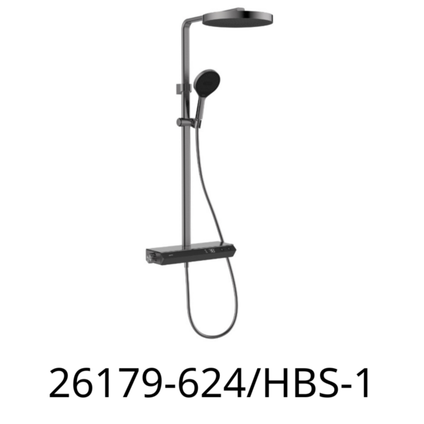 Sen cây hiển thị nhiệt độ  Jomoo 26179-624/HBS-1 màu ghi xám đen