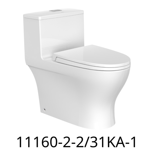 Bồn cầu liền khối JOMOO 11160-2-2/31KA-1 nắp UF ( đã gồm dây cấp, van góc) KT 700*415*680mm