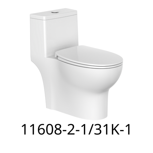 Bàn Cầu 1 khối JOMOO 11608-2-1/31K-1 (ko dây cấp) KT 680x370x700mm