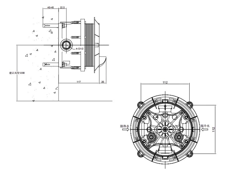 P38008-684/1B Sen Bồn Tắm Lắp Sàn JOMOO ( Kèm Củ P37315) - Ảnh 6