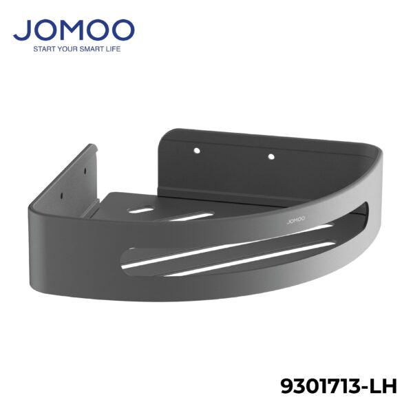 9301713-LH kệ góc đơn màu ghi xám JOMOO