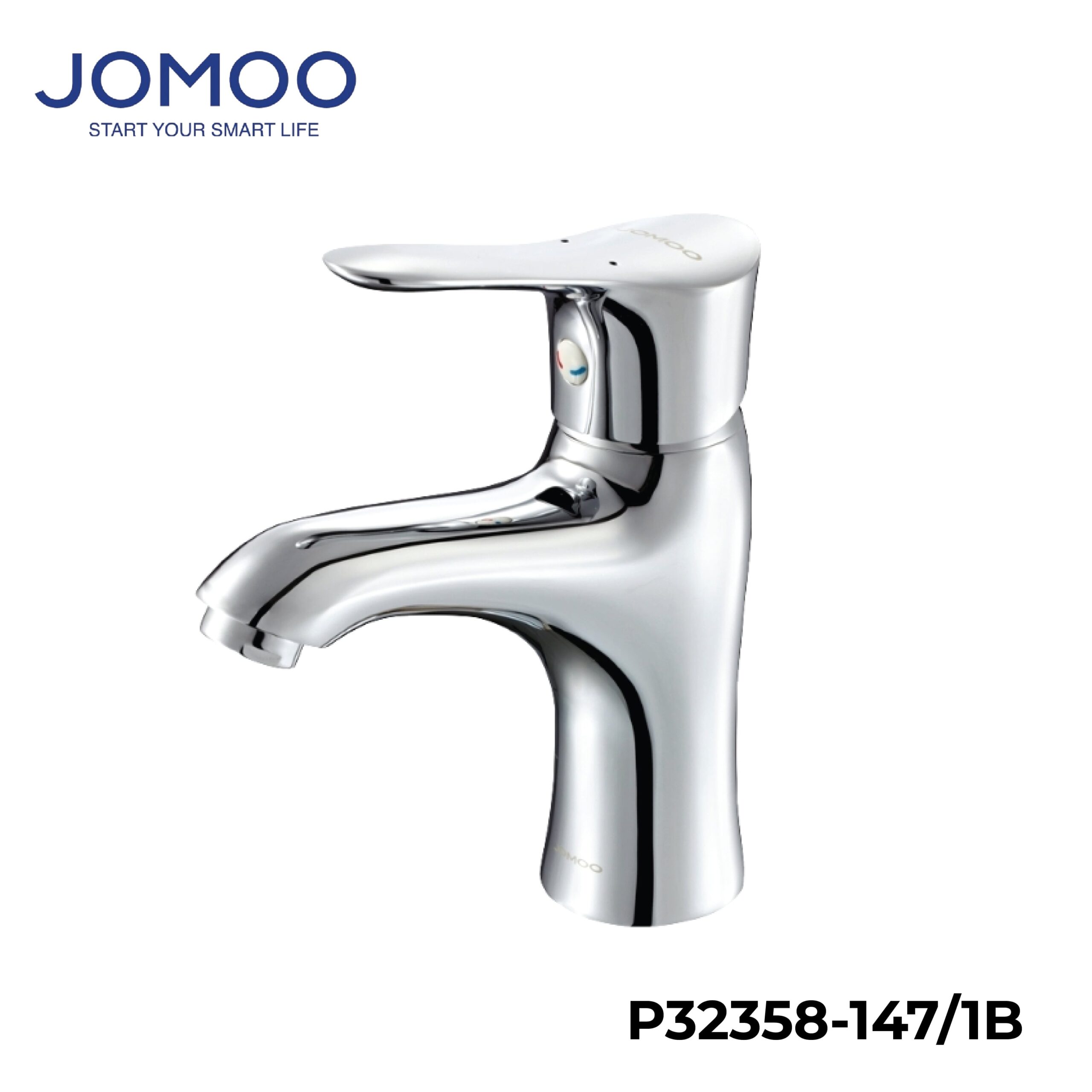 P32358-147/1B Vòi Lavabo Rửa Tay Nóng Lạnh JOMOO